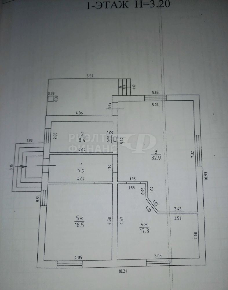 Продажа дом 171 м² на участке 10 сот. - дома, дачи, коттеджи (объект 17801)  | Риэлт-Финанс